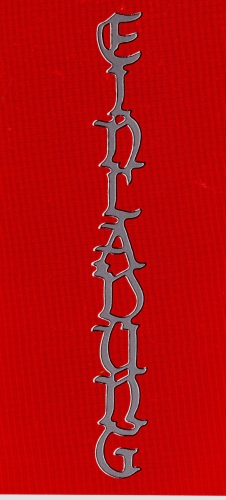 Sticker - Einladung 4 - silber - 438