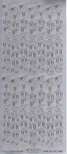 Sticker - Einladung 4 - silber - 438