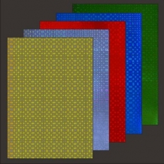 10x Hologramm-Karton Darts von LeSuh (418803)