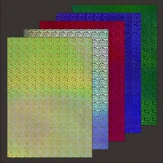 10x Hologramm-Karton Spiral von LeSuh (418814)