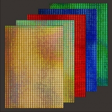 10x Hologramm-Karton Radiance von LeSuh (418808)