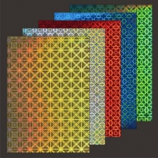 10x Hologramm-Karton Square World von LeSuh (418877)