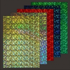 10x Hologramm-Karton Bubbles von LeSuh (418812)
