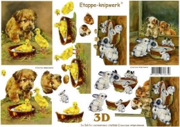3D-Bogen Hund & Hase von LeSuh (4169265)