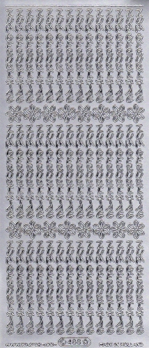 Sticker - Zum Geburtstag 2 - silber - 488