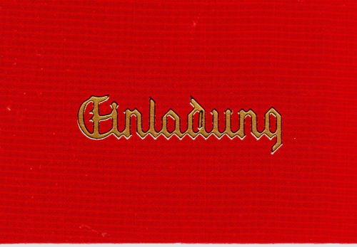 Sticker - Einladung 5 - gold - 439