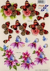 3D-Bogen Schmetterlinge von Nouvelle (8215192)
