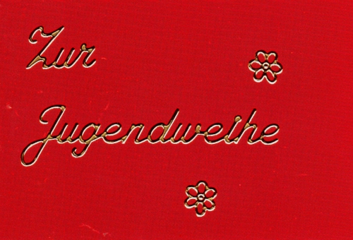Sticker - Zur Jugendweihe - gold - 491