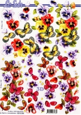 3D-Bogen Schmetterlinge von Nouvelle (8215304)