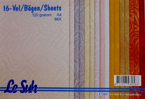 Mini-Bastelpapier-Set Wellen von LeSuh