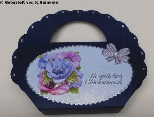 Mini-Bastelpapier-Set Kleine Rosen wei von LeSuh