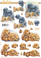 3D-Bogen Hunde von Nouvelle (8215796)