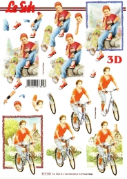 3D-Bogen Teenager / Skateboard / Fahrrad von LeSuh (777.115)
