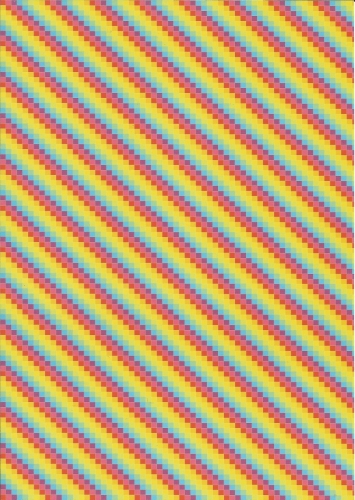 10x Bastelkarton A6 Karo-Line Ostern (KBS011) Mini-Set
