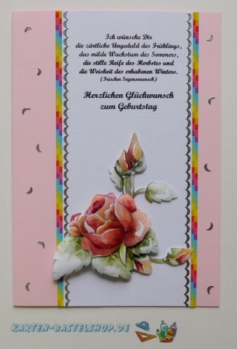 10x Bastelkarton A6 Karo-Line Ostern (KBS011) Mini-Set