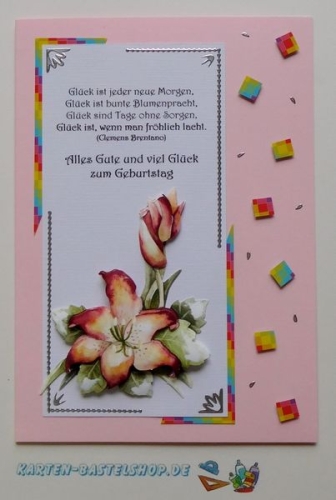10x Bastelkarton A6 Karo-Line Ostern (KBS011) Mini-Set