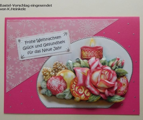 3D-Bogen Gesteck mit Kerze von Nouvelle (8215736)