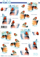 3D-Bogen Vogel im Winter von LeSuh (777.351)