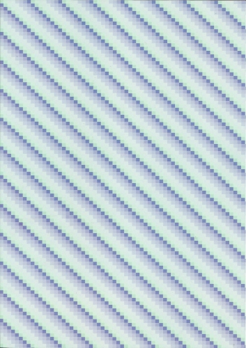 10x Bastelkarton A6 Karo-Line Wasser (KBS003) Mini-Set