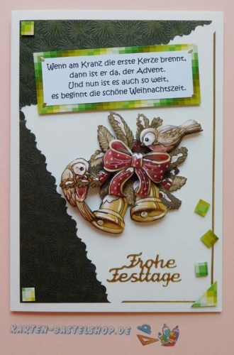 10x Bastelkarton A6 Karo-Line Moos (KBS006) Mini-Set
