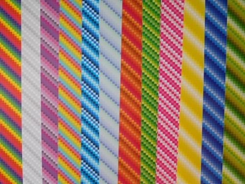 14x Bastelkarton A6 Karo-Line im Mini-Set