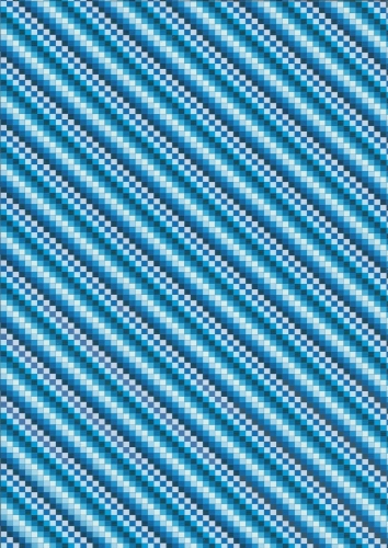 10x Bastelkarton A4 Karo-Line Blau (KBS004)