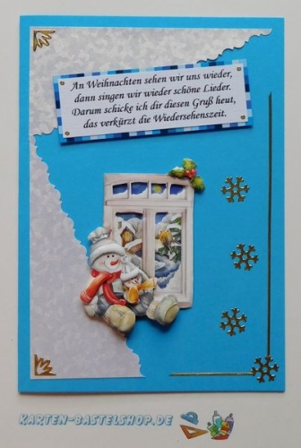 10x Bastelkarton A4 Karo-Line Blau (KBS004)