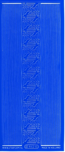 Sticker - Rand & Ecken 1 - blau - 842