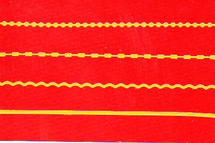 Sticker - Rnder / Linien - gelb - 1016