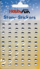 Stony-Stickers Herzen kristall von Hobby Fun (3451776)