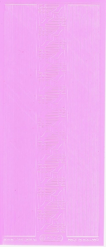 Sticker - Rand & Ecken 1 - rosa - 842
