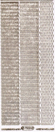 Transparent-Glitter-Sticker-Rnder -gold-7033