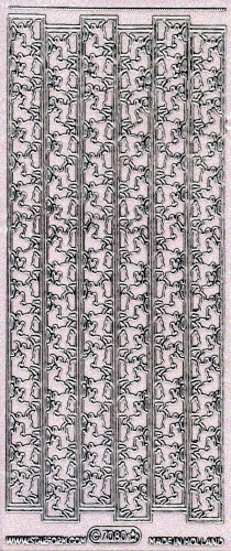 Transparent-Glitter-Sticker-Rentiere -silber-7080