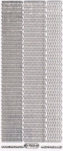 Transparent-Glitter-Sticker-Rnder -silber-7033