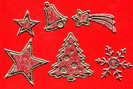 Transparent-Glitter-Sticker-Weihnachtsmotive -gold-7070