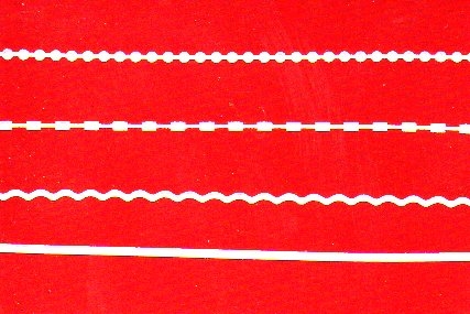Sticker - Rnder / Linien - wei - 1016