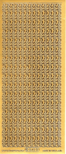Sticker - Rnder 7 - gold - 848