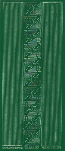 Sticker - Rand & Ecken 1 - dunkelgrn - 842