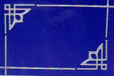 Sticker - Rand & Ecken 1 - silber - 842
