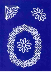 Sticker - Blumen - wei - 1031