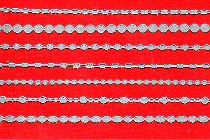 Sticker - Rnder 1 - silber - 1001