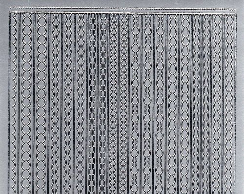 Sticker - Rnder 1 - silber - 1001