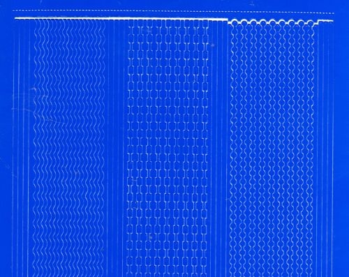 Sticker - Rnder / Linien - blau -1016
