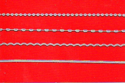 Sticker - Rnder / Linien - silber - 1016