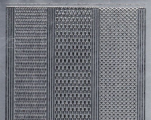 Sticker - Rnder / Linien - silber - 1016