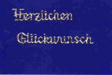 Sticker - Holografisch - Herzlichen Glckwunsch - silber - 432