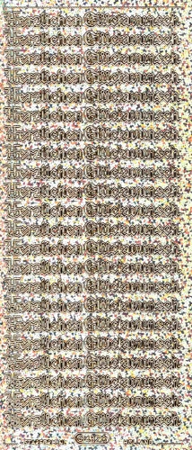 Sticker - Holografisch - Herzlichen Glckwunsch - silber - 432