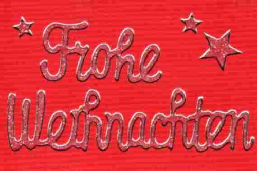 Transparent-Glitter-Sticker-Frohe Weihnachten - silber - 466