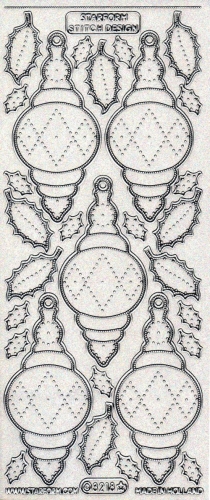 Transparent-Glitter-Sticker-Weihnachtsdeko - gold - 3218