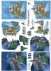 3D-Bogen Weihnachtsdrfchen von LeSuh (4169550)